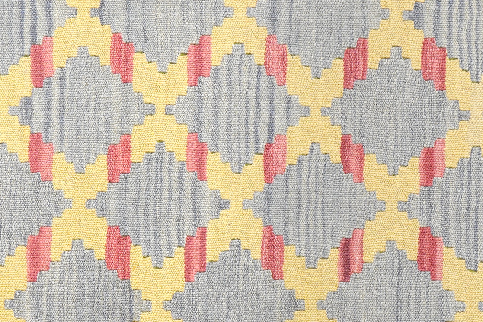 Kelim Gashgai — Handmade, 99x154 cm, Yellow, 100% Virgin Wool | View 5