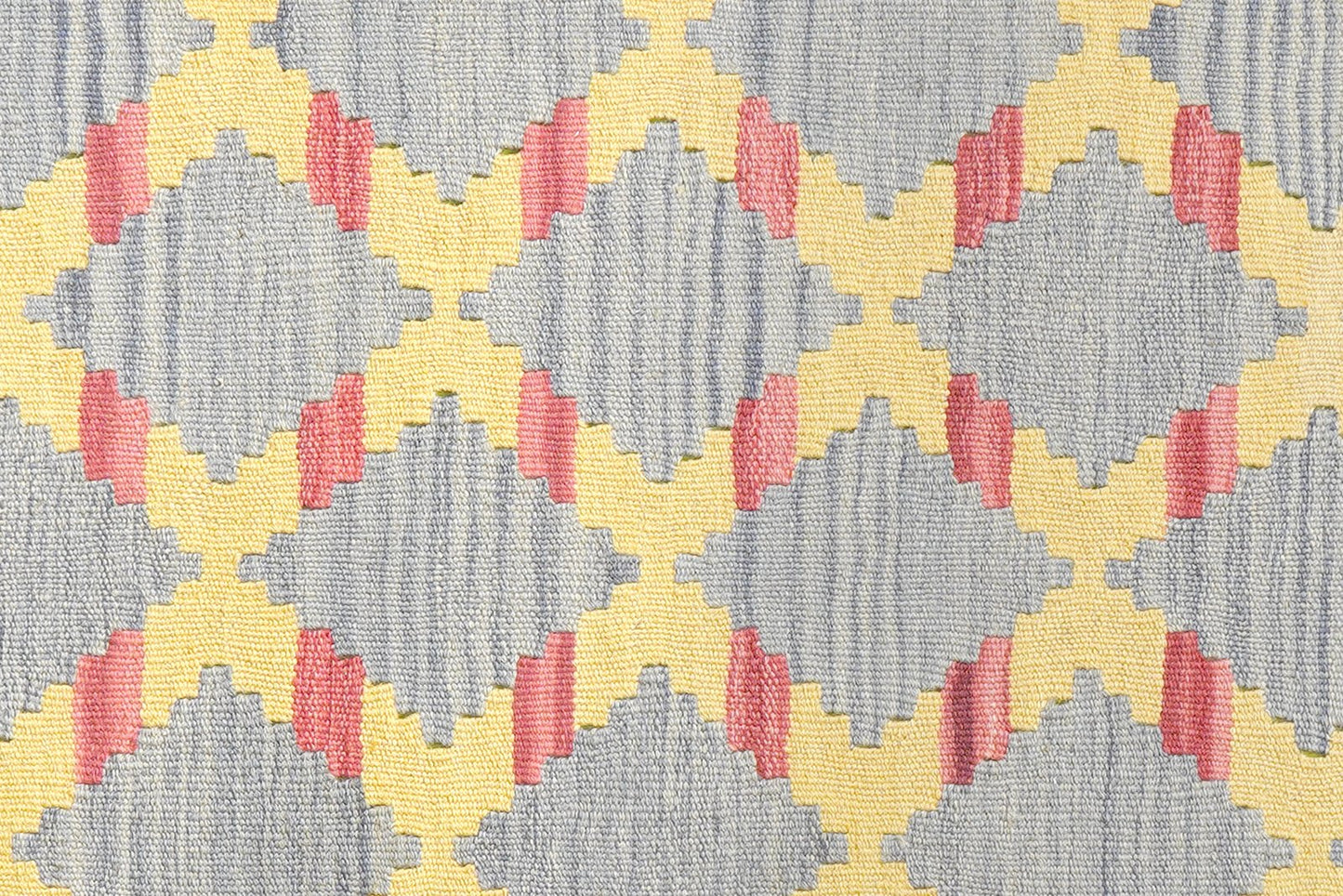 Kelim Gashgai — Handmade, 99x154 cm, Yellow, 100% Virgin Wool | View 5