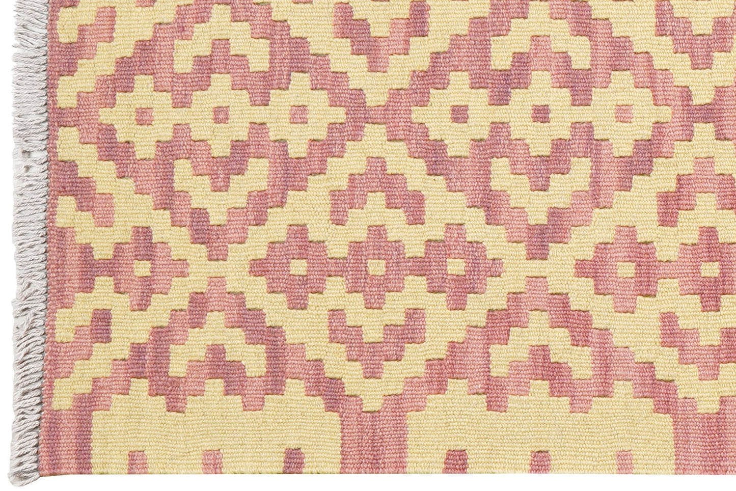 Kelim Gashgai — Handmade, 61x197 cm, Beige, 100% Virgin Wool | View 3
