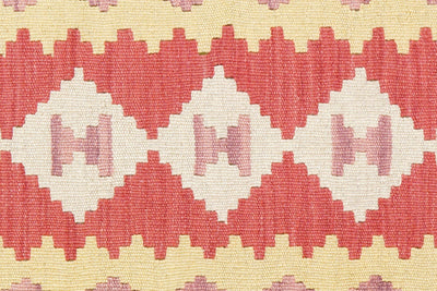 Kelim Gashgai — Handmade, 62x191 cm, Red, 100% Virgin Wool | View 5