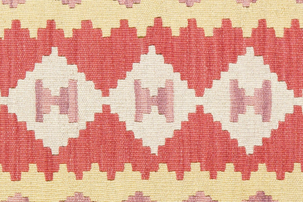 Kelim Gashgai — Handmade, 62x191 cm, Red, 100% Virgin Wool | View 5