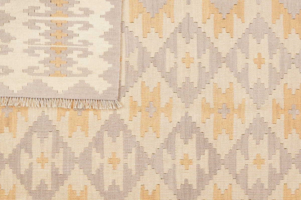 Kelim Gashgai · Handgewebt – Grau, 230x171 cm, 100% Schurwolle | Ansicht 6