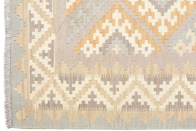 Kelim Gashgai · Handgewebt – Grau, 172x120 cm, 100% Schurwolle | Ansicht 3