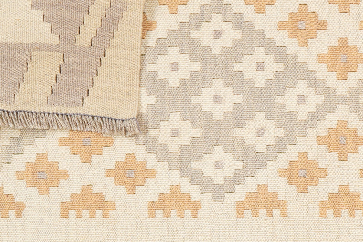 Kelim Gashgai · Handgewebt – Beige, 197x84 cm, 100% Schurwolle | Ansicht 6