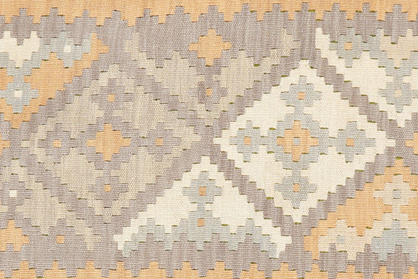 Kelim Gashgai · Handgewebt – Grau, 194x85 cm, 100% Schurwolle | Ansicht 5