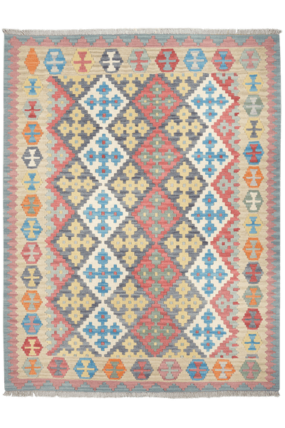 Kelim Gashgai — Handmade, 156x201 cm, Multicolor, 100% Virgin Wool | Main view