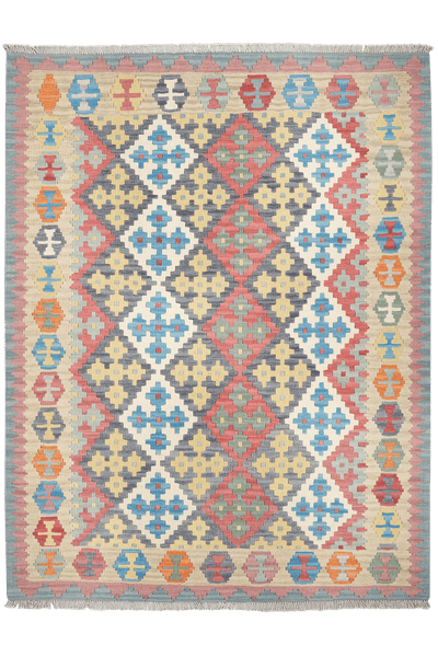Kelim Gashgai — Handmade, 156x201 cm, Multicolor, 100% Virgin Wool | Main view