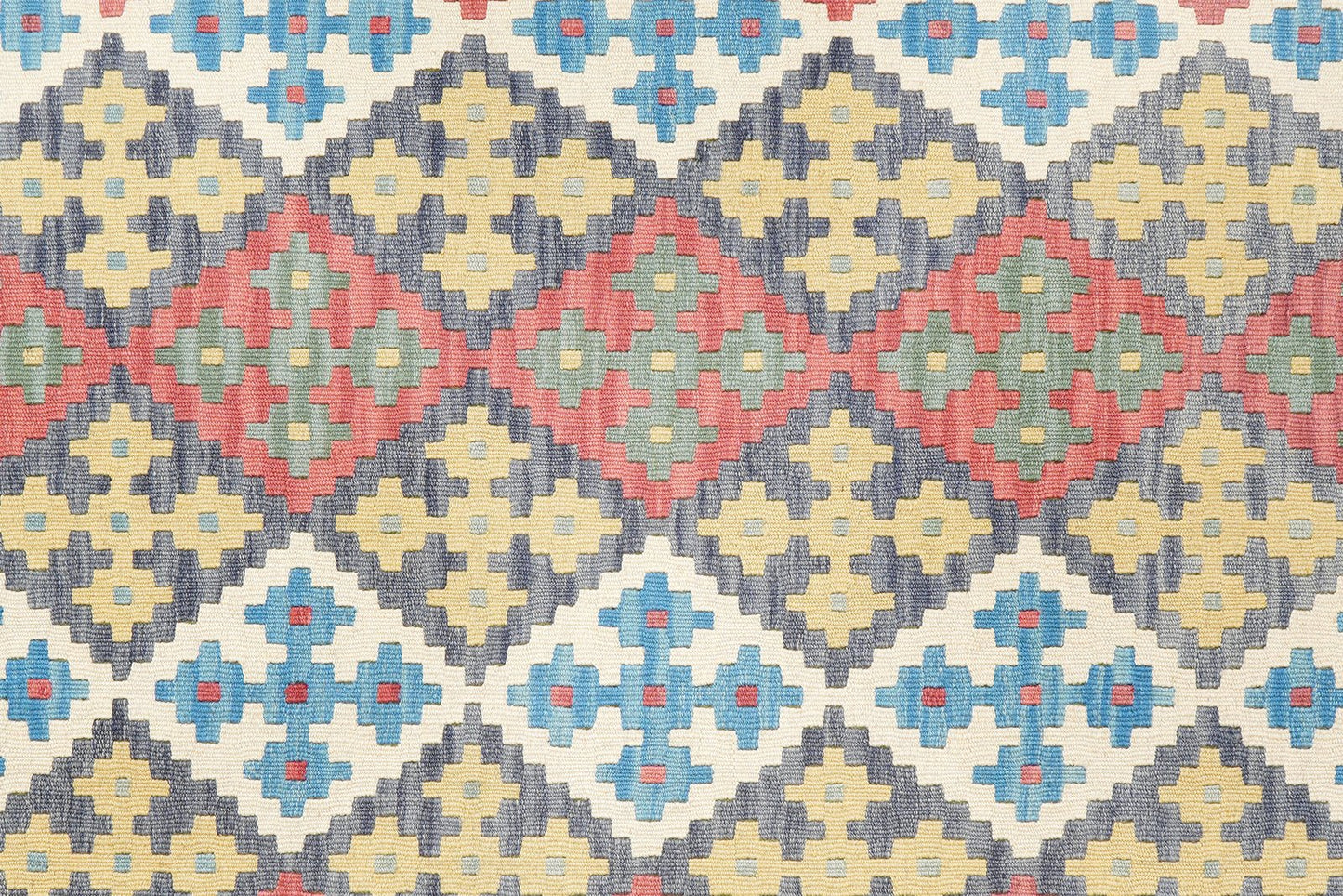 Kelim Gashgai — Handmade, 156x201 cm, Multicolor, 100% Virgin Wool | View 5