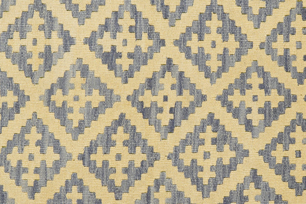 Kelim Gashgai — Handmade, 166x231 cm, Grey, 100% Virgin Wool | View 5