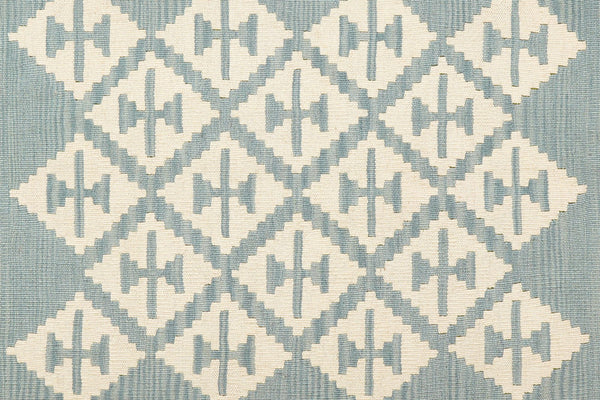 Kelim Gashgai — Handmade, 162x152 cm, Green, 100% Virgin Wool | View 5