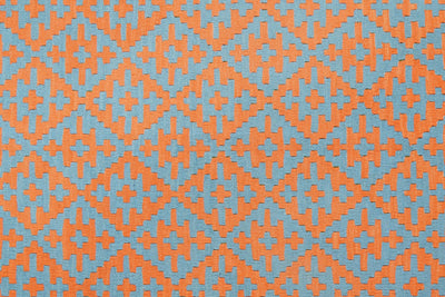 Kelim Gashgai — Handmade, 153x197 cm, Orange, 100% Virgin Wool | View 5