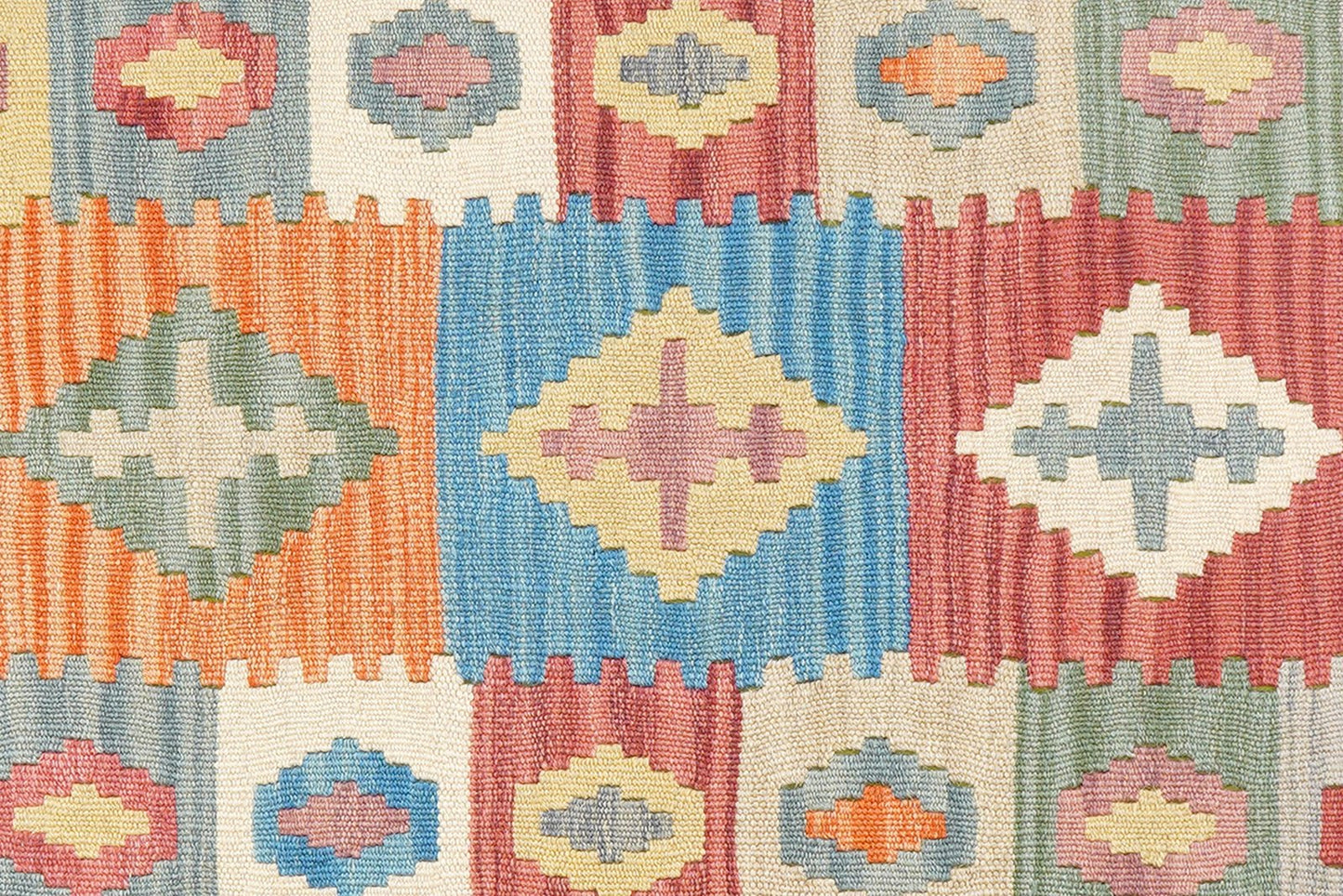 Kelim Gashgai — Handmade, 64x203 cm, Multicolor, 100% Virgin Wool | View 5