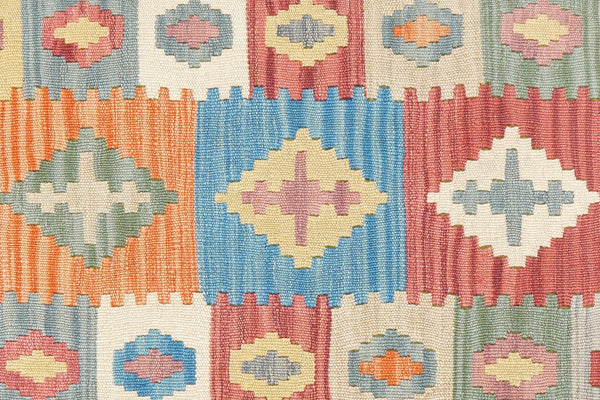 Kelim Gashgai — Handmade, 64x203 cm, Multicolor, 100% Virgin Wool | View 5