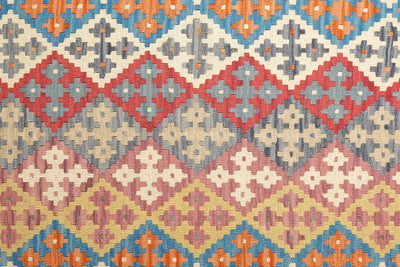 Kelim Gashgai — Handmade, 175x235 cm, Multicolor, 100% Virgin Wool | View 5