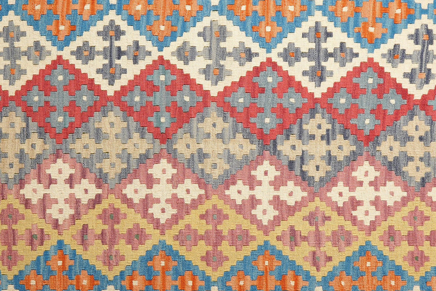 Kelim Gashgai — Handmade, 175x235 cm, Multicolor, 100% Virgin Wool | View 5
