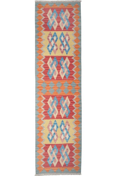 Kelim Gashgai — Handmade, 66x246 cm, Multicolor, 100% Virgin Wool | Main view