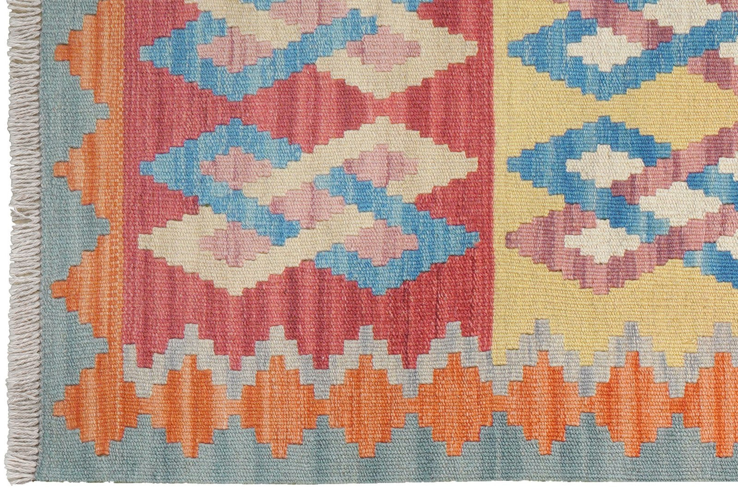 Kelim Gashgai — Handmade, 66x246 cm, Multicolor, 100% Virgin Wool | View 3