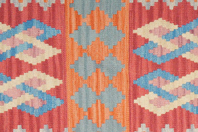 Kelim Gashgai — Handmade, 66x246 cm, Multicolor, 100% Virgin Wool | View 5