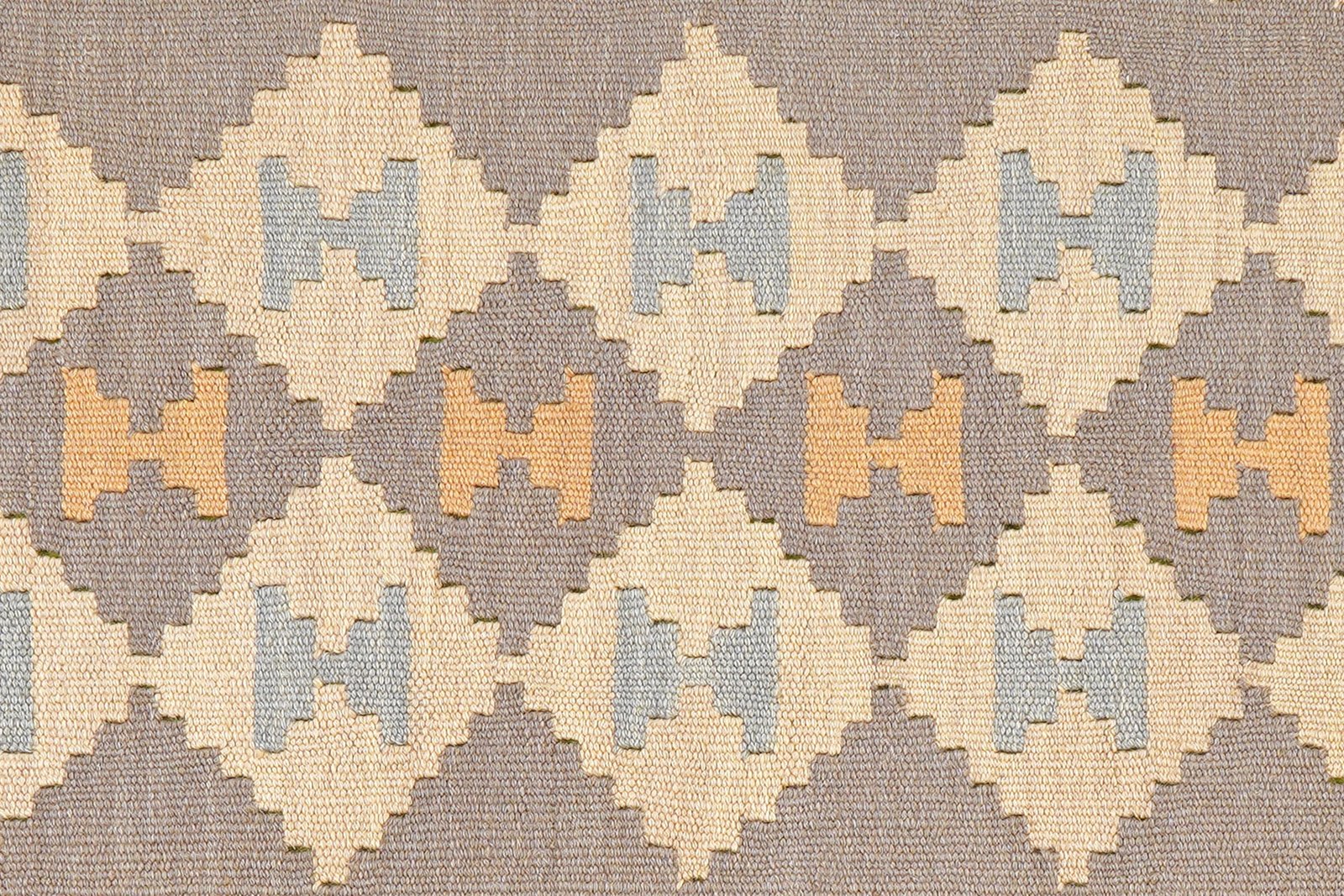 Kelim Gashgai — Handmade, 117x167 cm, Grey, 100% Virgin Wool | View 5