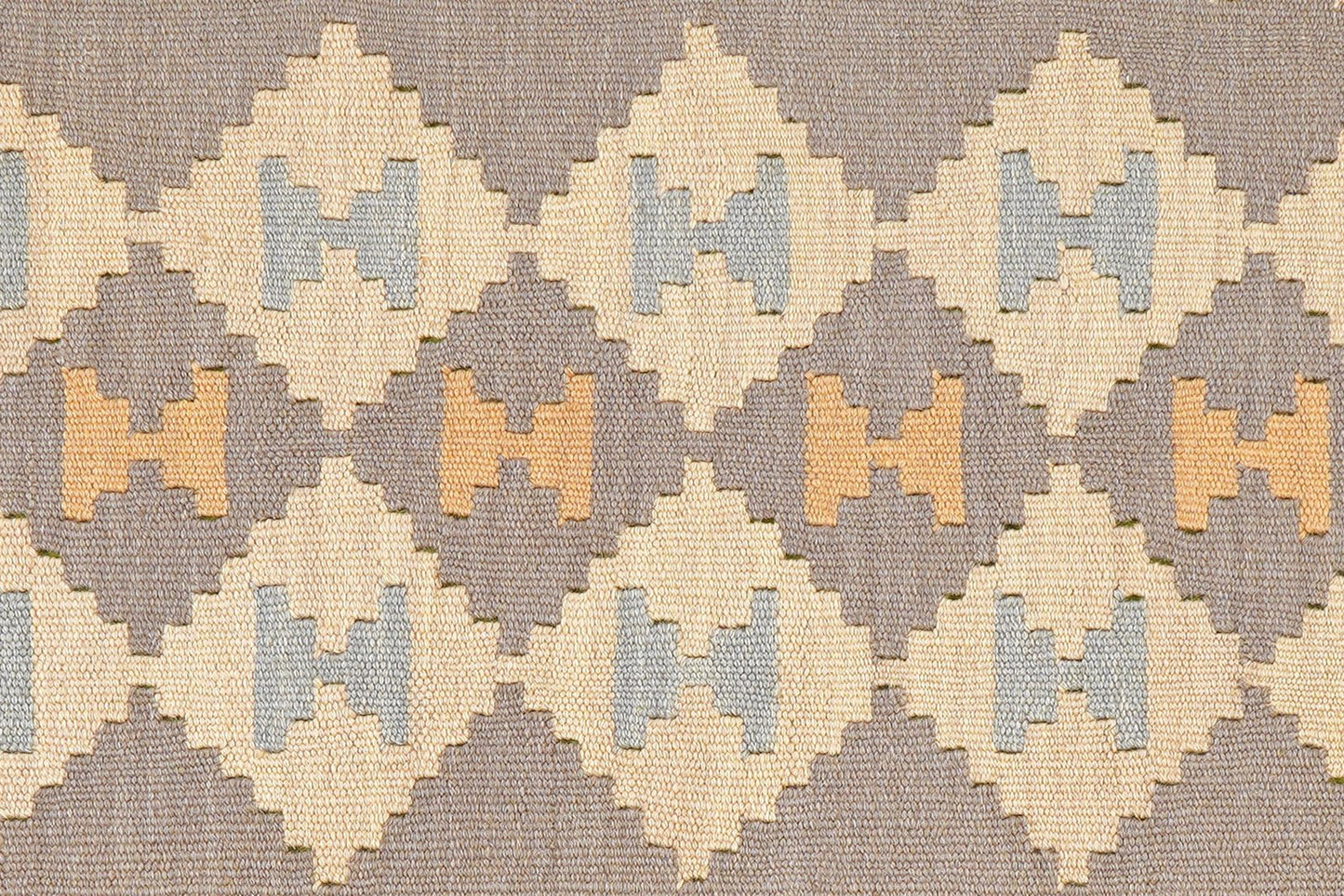 Kelim Gashgai — Handmade, 117x167 cm, Grey, 100% Virgin Wool | View 5