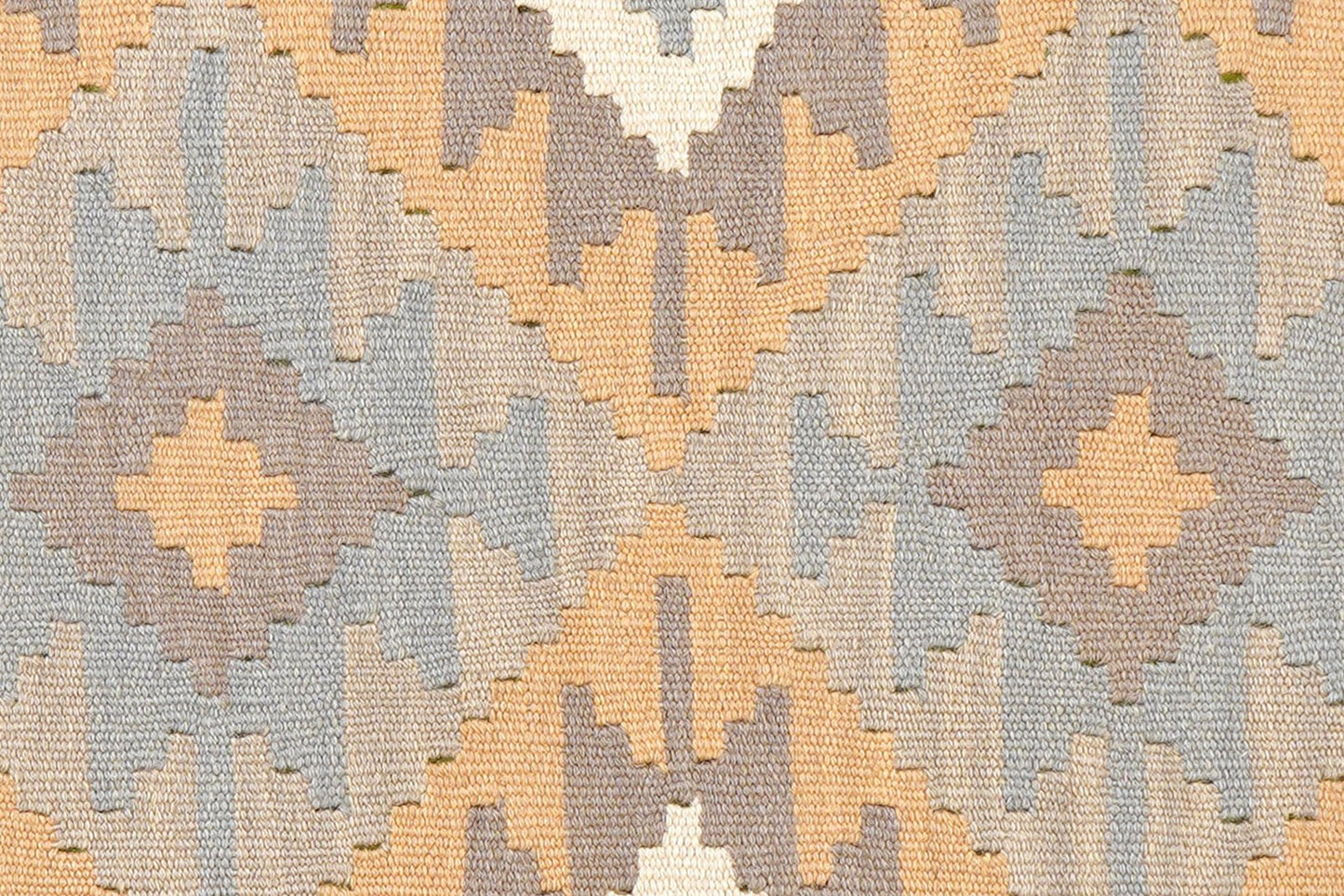 Kelim Gashgai — Handmade, 119x170 cm, Yellow, 100% Virgin Wool | View 5