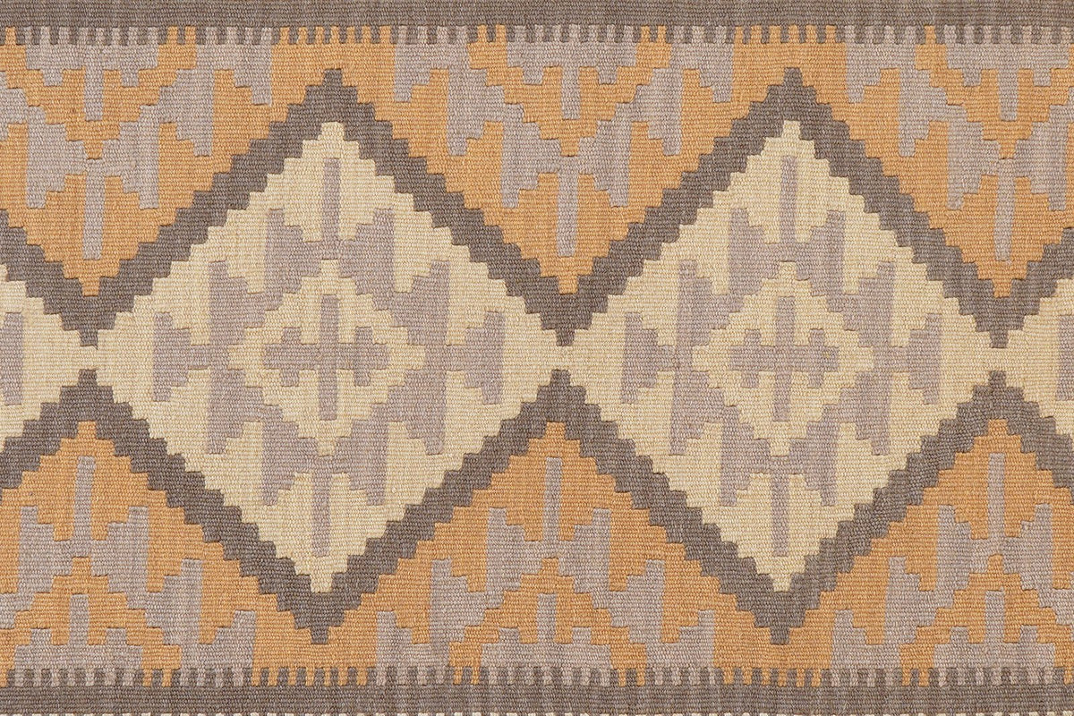 Kelim Gashgai · Handgewebt – Grau, 179x125 cm, 100% Schurwolle | Ansicht 5