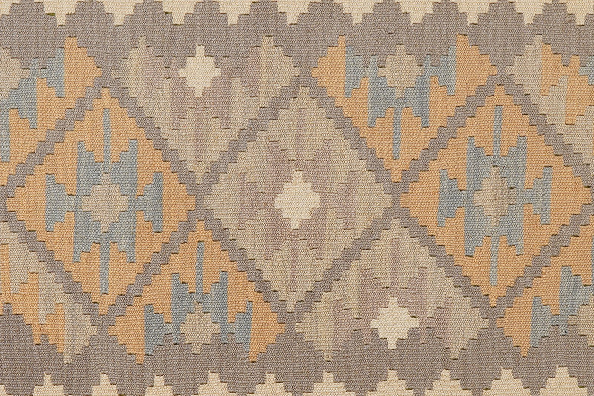Kelim Gashgai · Handgewebt – Grau, 181x122 cm, 100% Schurwolle | Ansicht 5