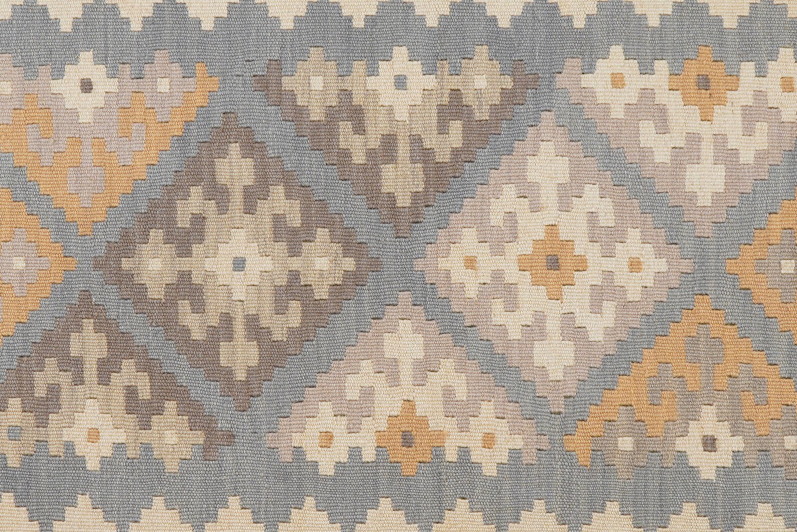 Kelim Gashgai — Handmade, 121x164 cm, Grey, 100% Virgin Wool | View 5