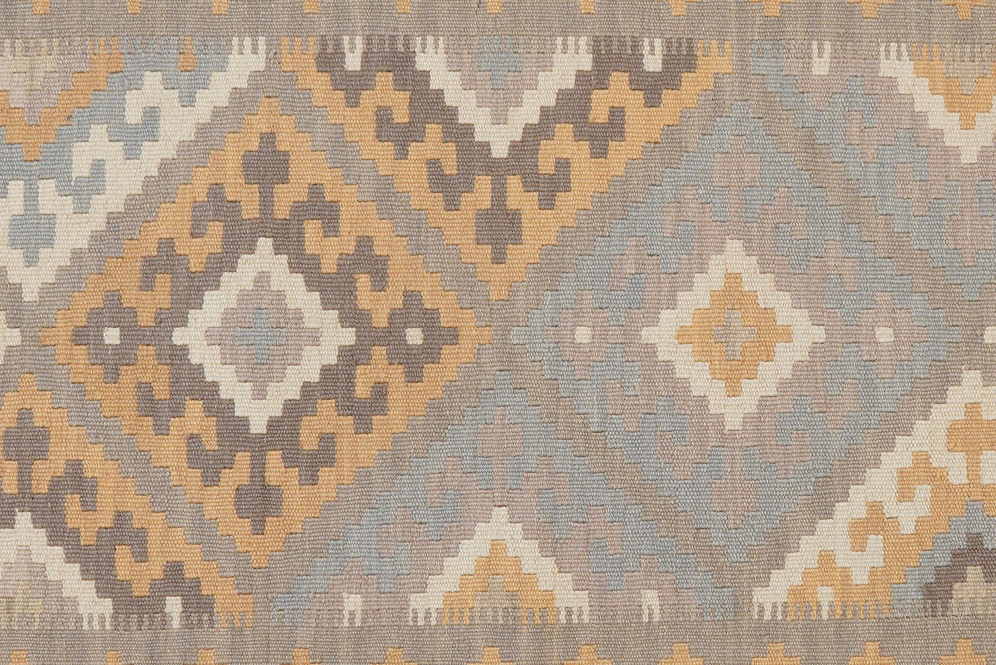 Kelim Gashgai · Handgewebt – Grau, 181x120 cm, 100% Schurwolle | Ansicht 5