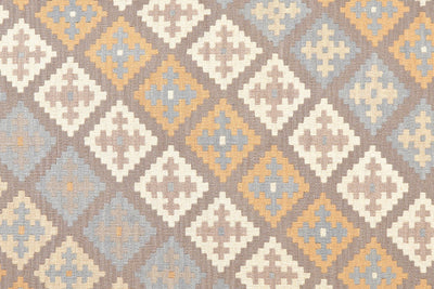 Kelim Gashgai — Handmade, 175x239 cm, Grey, 100% Virgin Wool | View 5