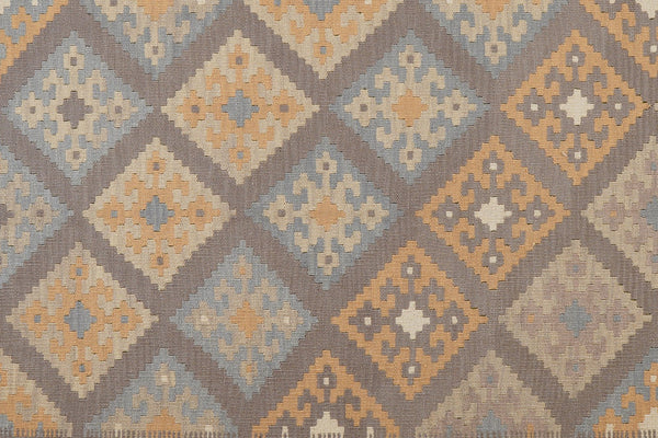 Kelim Gashgai — Handmade, 178x243 cm, Grey, 100% Virgin Wool | View 5