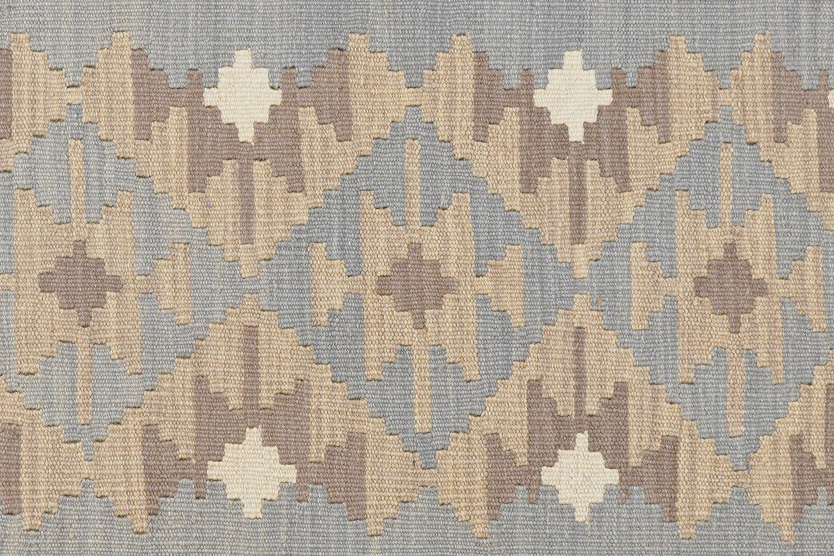 Kelim Gashgai · Handgewebt – Grau, 183x123 cm, 100% Schurwolle | Ansicht 5