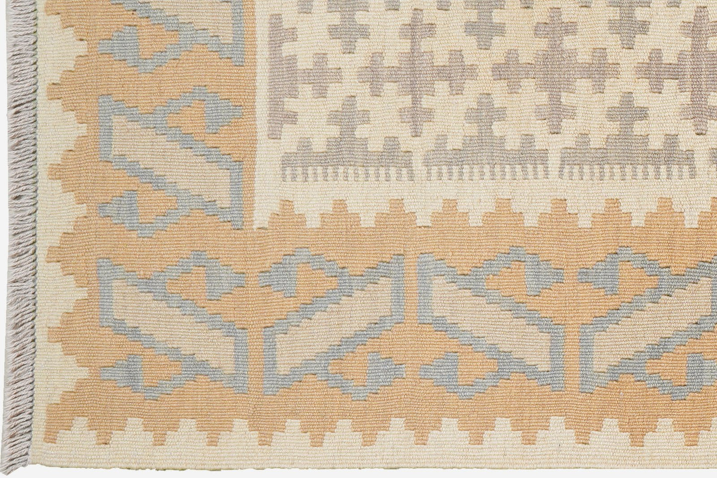Kelim Gashgai · Handgewebt – Beige, 287x79 cm, 100% Schurwolle | Ansicht 3