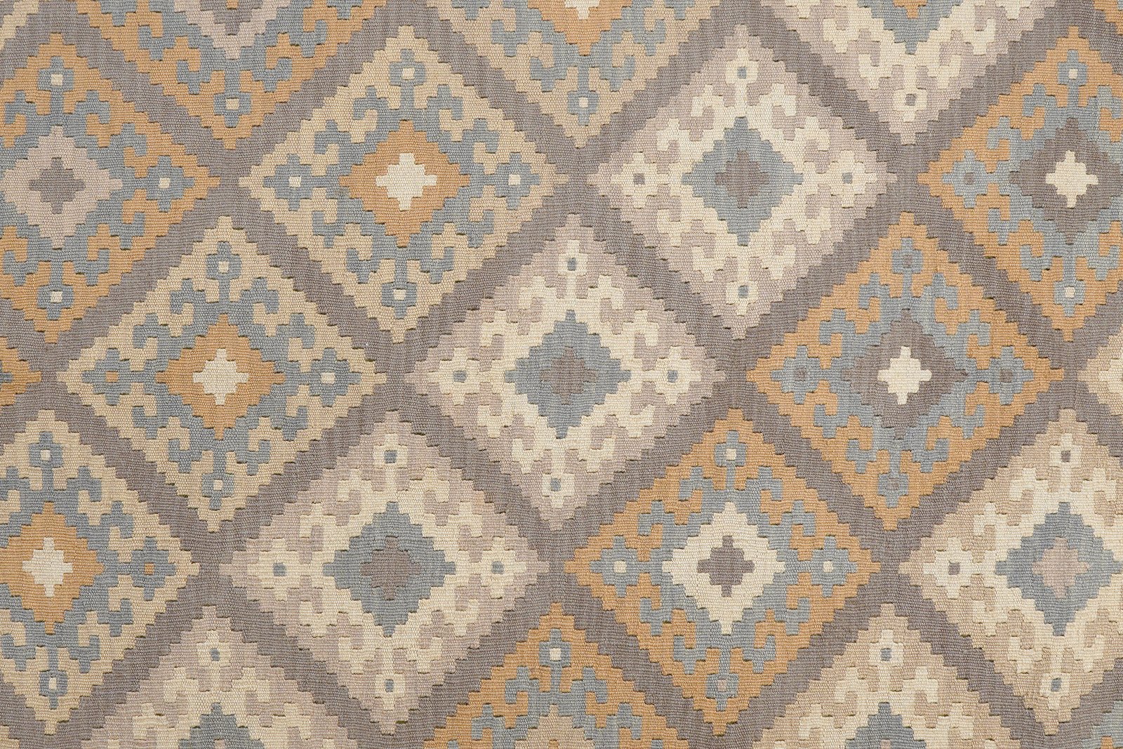 Kelim Gashgai — Handmade, 184x246 cm, Grey, 100% Virgin Wool | View 5