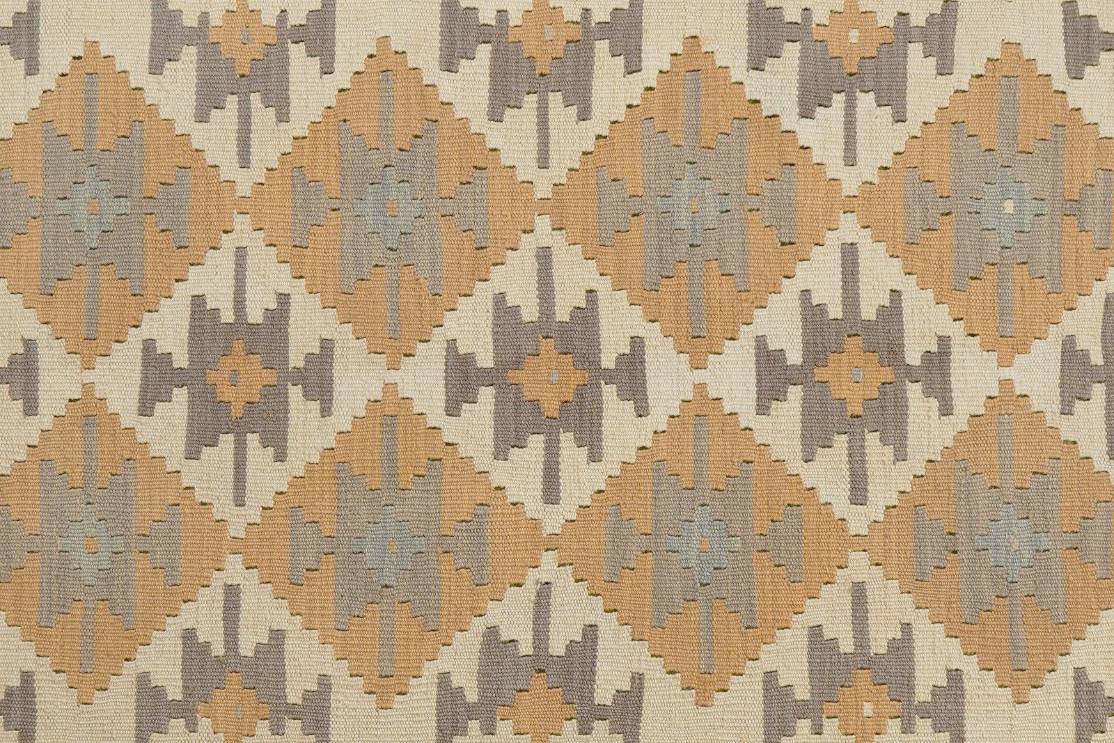Kelim Gashgai — Handmade, 174x240 cm, Beige, 100% Virgin Wool | View 5