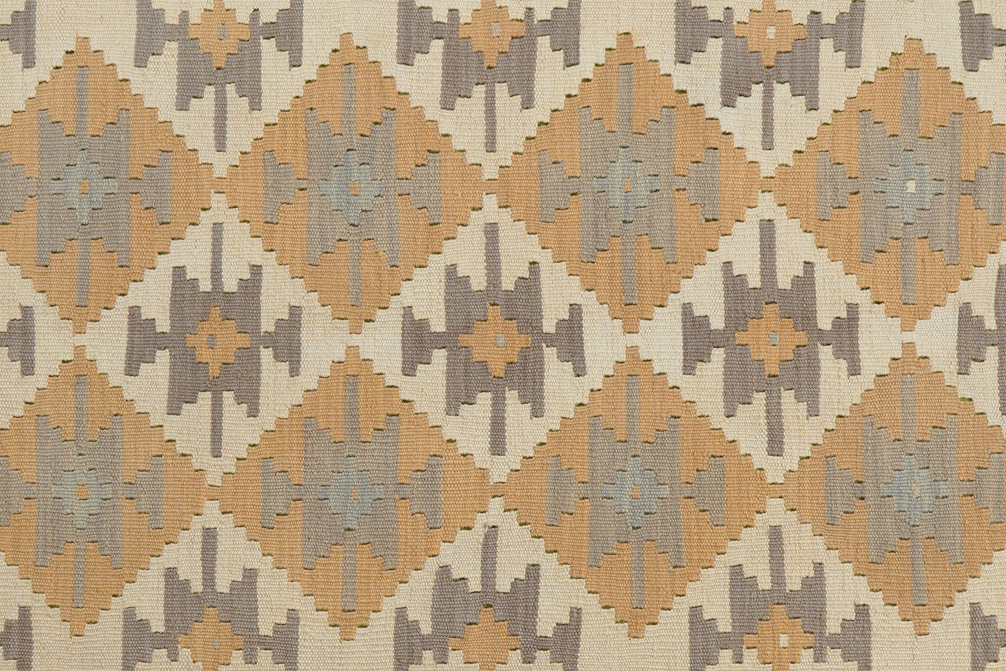 Kelim Gashgai — Handmade, 174x240 cm, Beige, 100% Virgin Wool | View 5