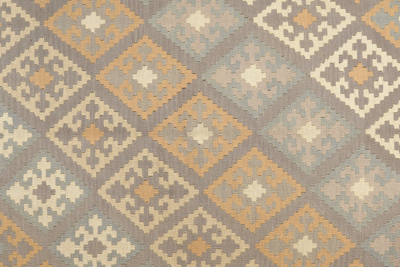 Kelim Gashgai — Handmade, 209x302 cm, Grey, 100% Virgin Wool | View 5