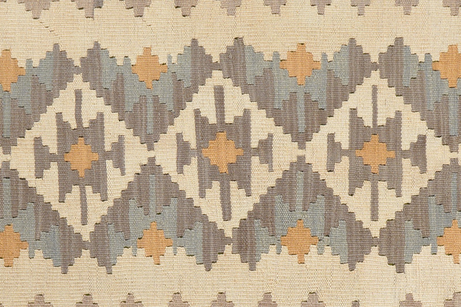 Kelim Gashgai — Handmade, 122x185 cm, Beige, 100% Virgin Wool | View 5