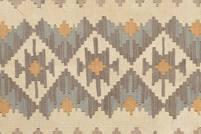 Kelim Gashgai — Handmade, 122x185 cm, Beige, 100% Virgin Wool | View 5