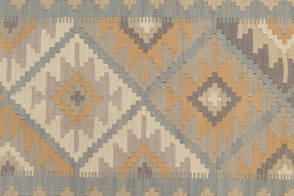 Kelim Gashgai — Handmade, 118x178 cm, Grey, 100% Virgin Wool | View 5