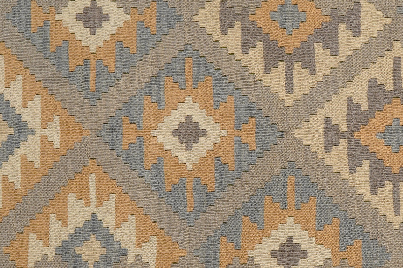 Kelim Gashgai — Handmade, 125x176 cm, Grey, 100% Virgin Wool | View 5
