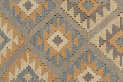 Kelim Gashgai — Handmade, 125x176 cm, Grey, 100% Virgin Wool | View 5