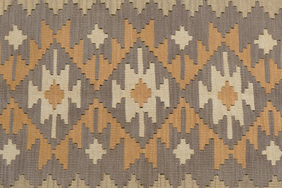 Kelim Gashgai — Handmade, 121x176 cm, Grey, 100% Virgin Wool | View 5