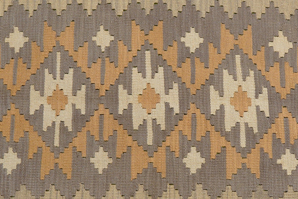 Kelim Gashgai — Handmade, 121x176 cm, Grey, 100% Virgin Wool | View 5