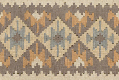 Kelim Gashgai — Handmade, 119x173 cm, Grey, 100% Virgin Wool | View 5
