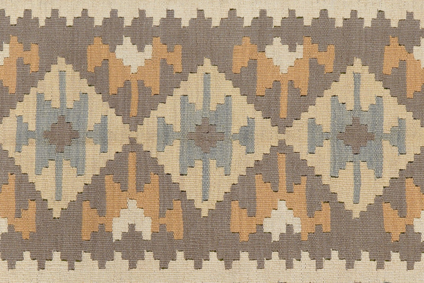 Kelim Gashgai — Handmade, 119x173 cm, Grey, 100% Virgin Wool | View 5