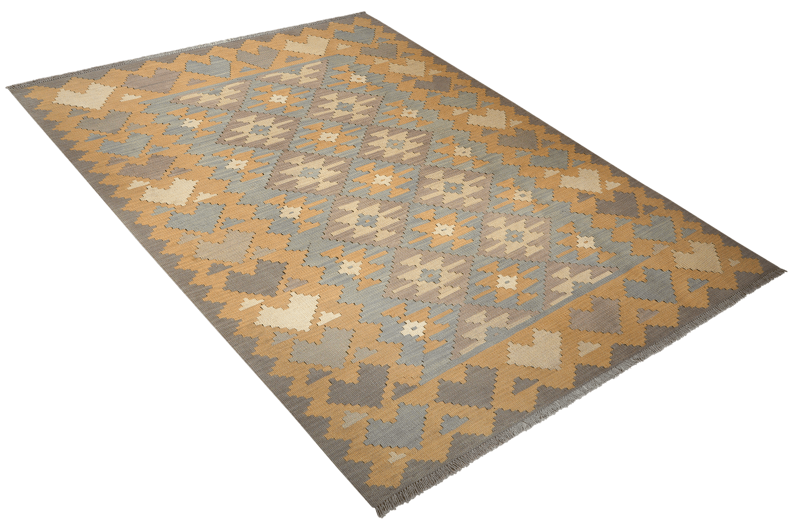 Kelim Gashgai — Handmade, 170x234 cm, Multicolor, 100% Virgin Wool | View 4