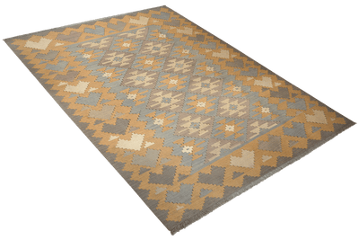 Kelim Gashgai — Handmade, 170x234 cm, Multicolor, 100% Virgin Wool | View 4