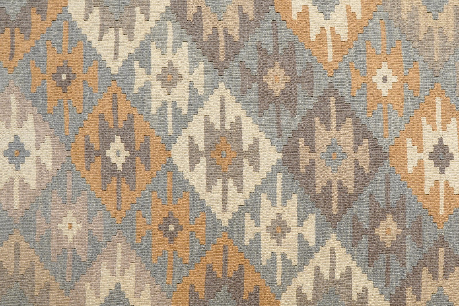 Kelim Gashgai — Handmade, 170x239 cm, Blue, 100% Virgin Wool | View 5