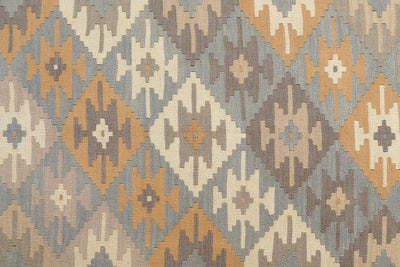 Kelim Gashgai — Handmade, 170x239 cm, Blue, 100% Virgin Wool | View 5